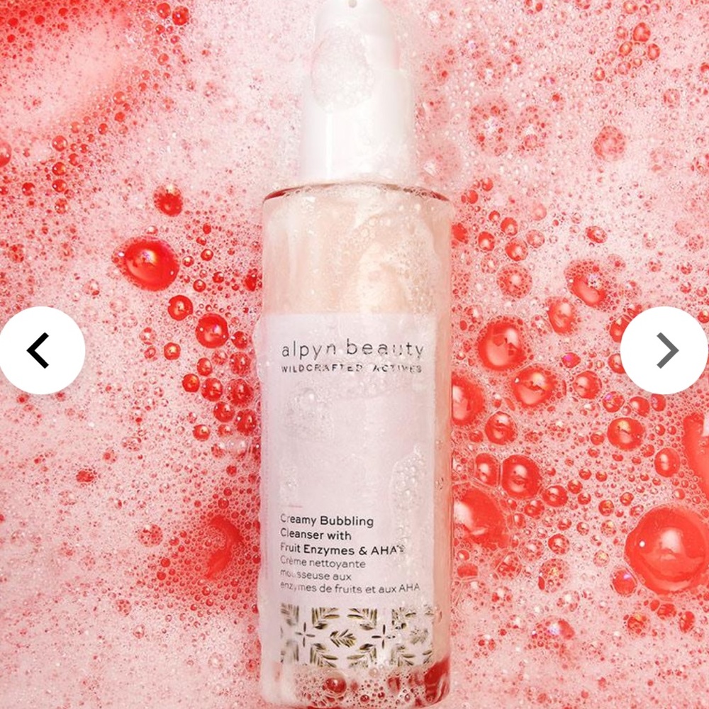 Alpyn Beauty Creamy Bubbling Cleanser with Fruit Enzymes & AHA's